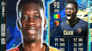 MUY BUENA CARTA A MUY BUEN PRECIO 90 Ismaila SARR FIFA 21 PLAYER REVIEW TOTS SBC|TEAM OF THE SEASON