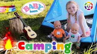 Baby Born dolls Camping Picnic ⧍