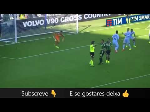 Carlos Bacca penalty 2 touches Ball goal Milan Sassoulo 1-0