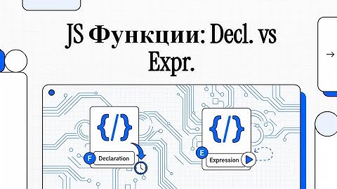 Основы JavaScript: Function Expression и Function Declaration в чем разница?