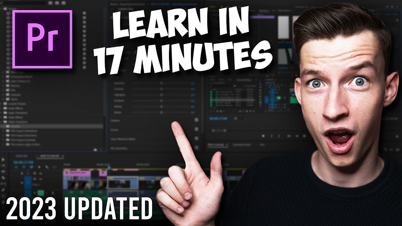Premiere Pro Tutorial for Beginners 2023   Everything You NEED to KNOW UPDATED