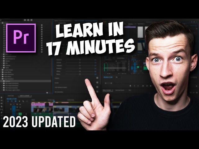 Premiere Pro Tutorial for Beginners 2023 - Everything You NEED to KNOW! (UPDATED) class=