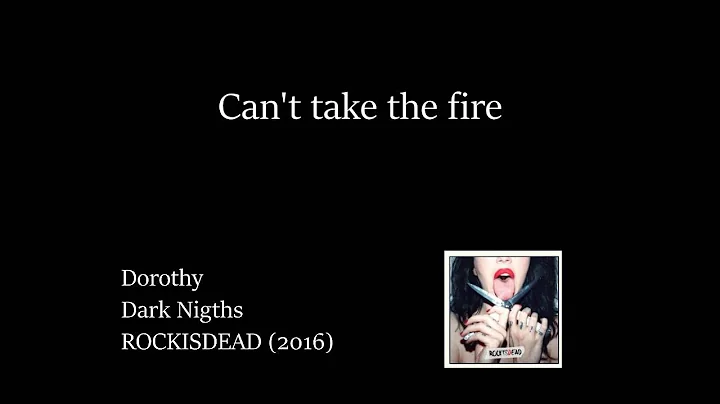 Dorothy - Dark Nigths (Lyrics Video)