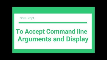 Shell script to accept three command line arguments and display each one of them.
