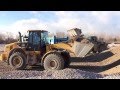 Caterpillar 980G Caterpillar 962H Wheel loader Loading trucks pt.2