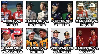 Every Teammate Rivalry in F1 History Explained in 21 Minutes