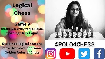 Logical Chess : Move by Move : Game 9 Explained