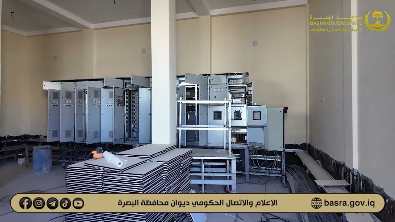  الأعمال مستمرة بمشروع محطة معالجة المياه الثقيلة في قضاء القرنة بمرحلتيها الأولى والثانية..