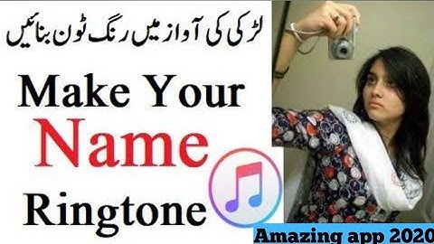 How to make your Own name ringtone 2020 || new name ringtone app