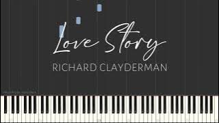 Love Story - Richard Clayderman (Piano Tutorial)