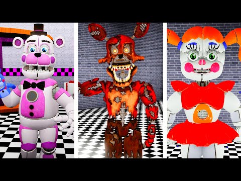 How To Get All Badges In Roblox Five Nights At Freddys Sister Location Roleplay Youtube - fnaf 7 in roblox project s factory the nightmare roleplay