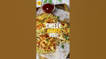 Cheesy Potato Rosti | Potato Pancake | #shorts #potatosnacks