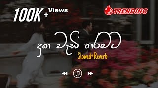 Duka Wedi Tharamata - දුක වැඩි තරමට (Slowed+Reverb)