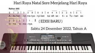 Instrumen Mazmur Tanggapan  Edisi Baru   Hari Raya Natal Sore  Sabtu 24 Desember 2022  Tahun A