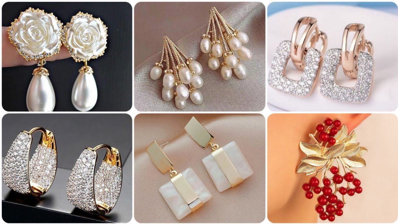 Latest Stud Earrings Designs 2023 | Fashion And Trend Video 2023 Part 3