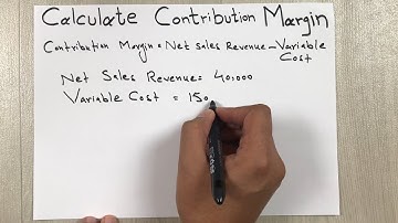 How to Calculate Contribution Margin - Easy Way