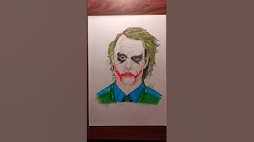 Draw Joker 🤡 #joker #animeedit #animedrawing #dc #drawing #animeshorts #shorts