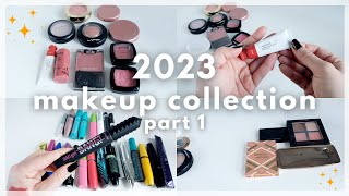 MAKEUP INVENTORY 2023 - My Full Collection part 1! Blush, Bronzer, Highlight, Mascara & more