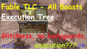 Fable TLC All Boasts - Execution Tree - Glitchless, no Bodyguards, no Spells, wait what?...