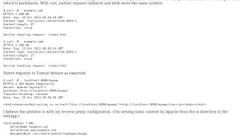 Root redirect with Tomcat 7 and Apache reverse proxy
