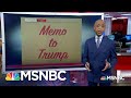 Memo to Trump: 'You Resist Voting Reforms At Every Turn' | MSNBC