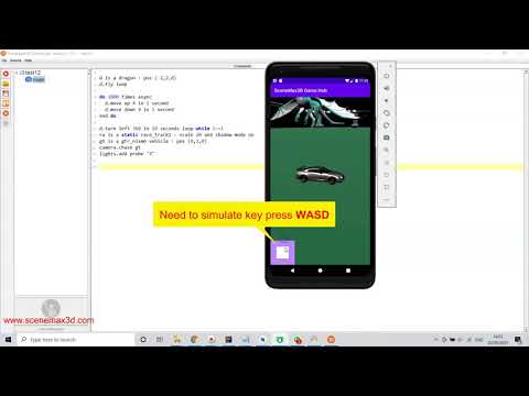 SceneMax3D - Android Virtual Joystick
