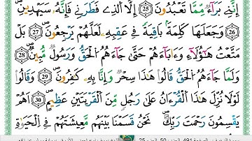 الشيخ يوسف نوح احمد _الازرق برواية ورش عن نافع سورة  الزخرف