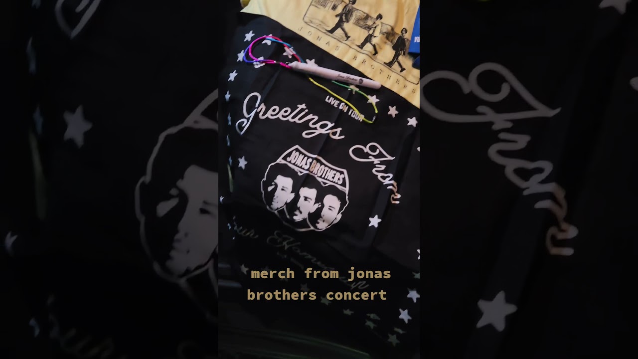 new Jonas Brothers tour merch greetings from your hometown living the dream 20 year anniversary tour