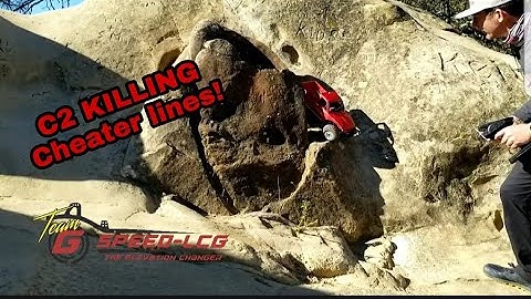 Class 2, hard body, rc crawler slaying cheater lines with a Voodoo KLR equipped GSPEED