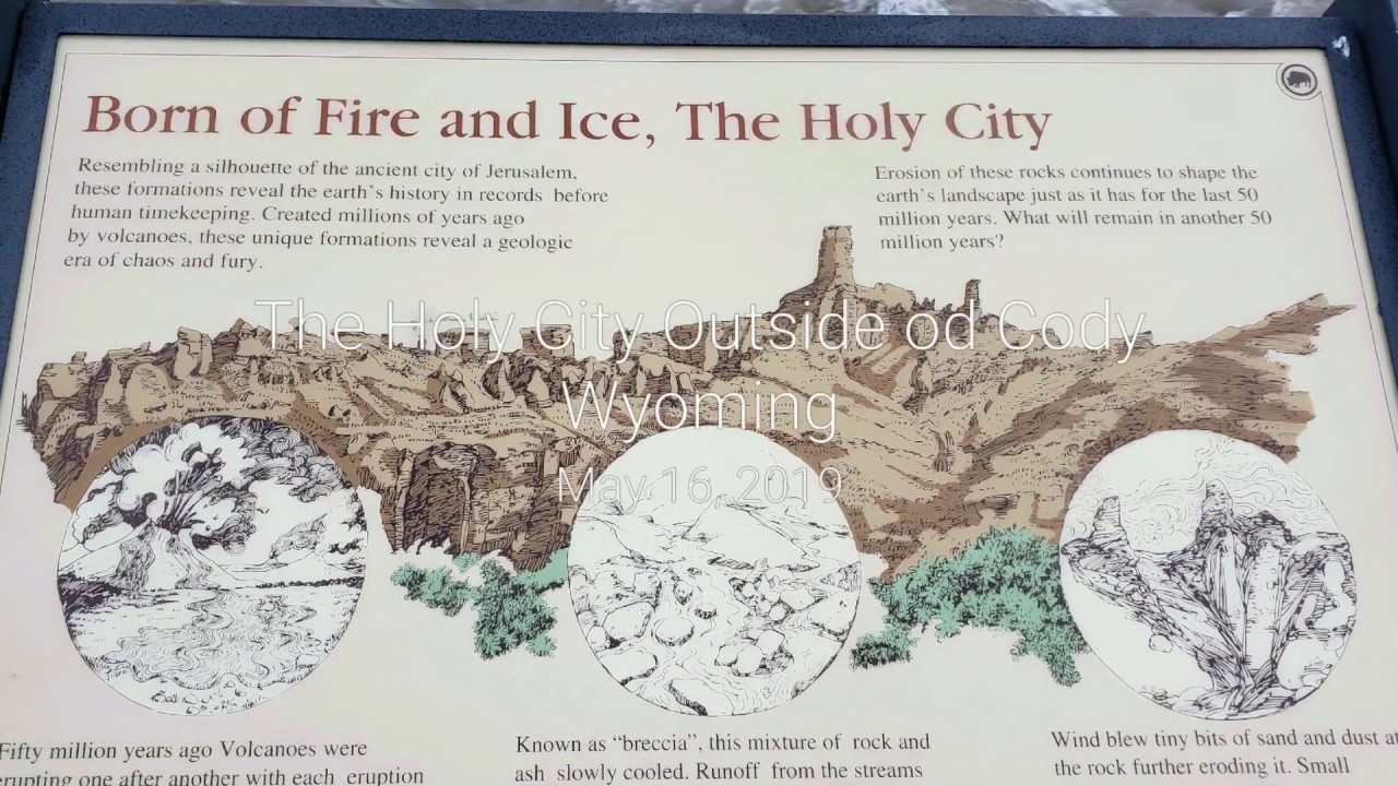 The "Holy City" Rock Formation in Park County, Near Cody Wyoming on your way to Yellowstone National