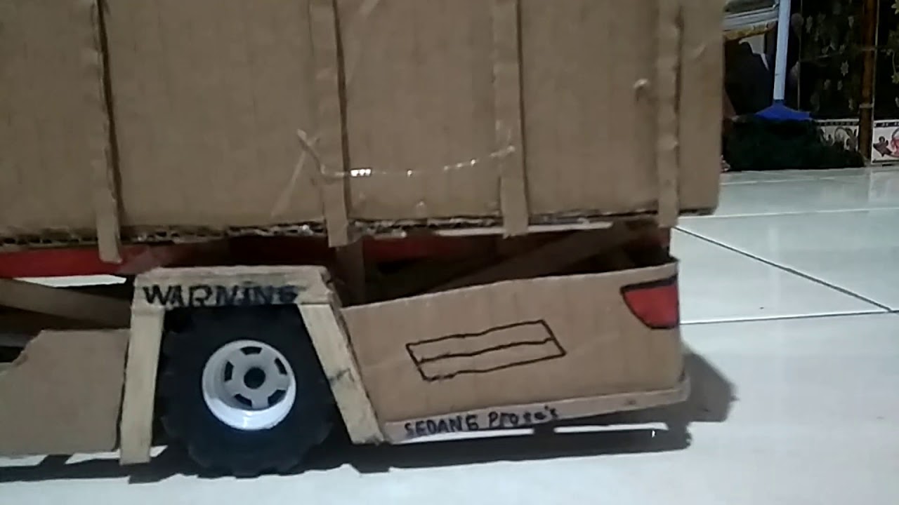  Miniatur  truk  Isuzu  giga  Mbois longgg sassis YouTube