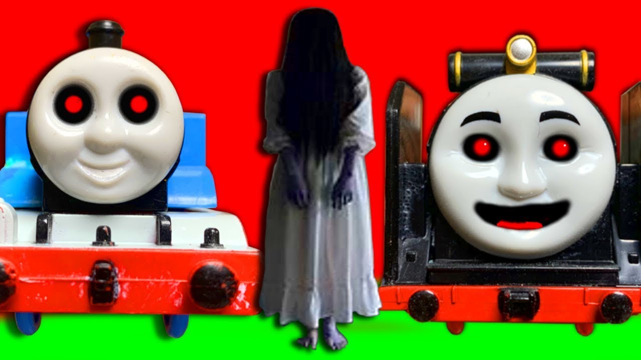 きかんしゃトーマス 怖い話 ヒロのおばけ電車 トンネル踏切はおばけだらけ トミカプラレール おもちゃ アニメ Thomas Friend Ghost Train Youtube