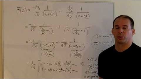 The Fibonacci Numbers Using Power Series