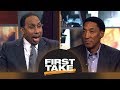 Scottie Pippen says LeBron James has surpassed Michael Jordan 'in many ways' | First Take | ESPN