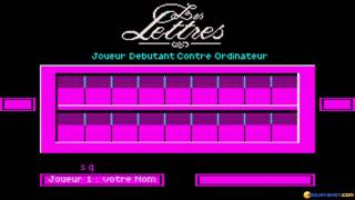 Des Chiffres et des Lettres gameplay (PC Game, 1987) screenshot 1