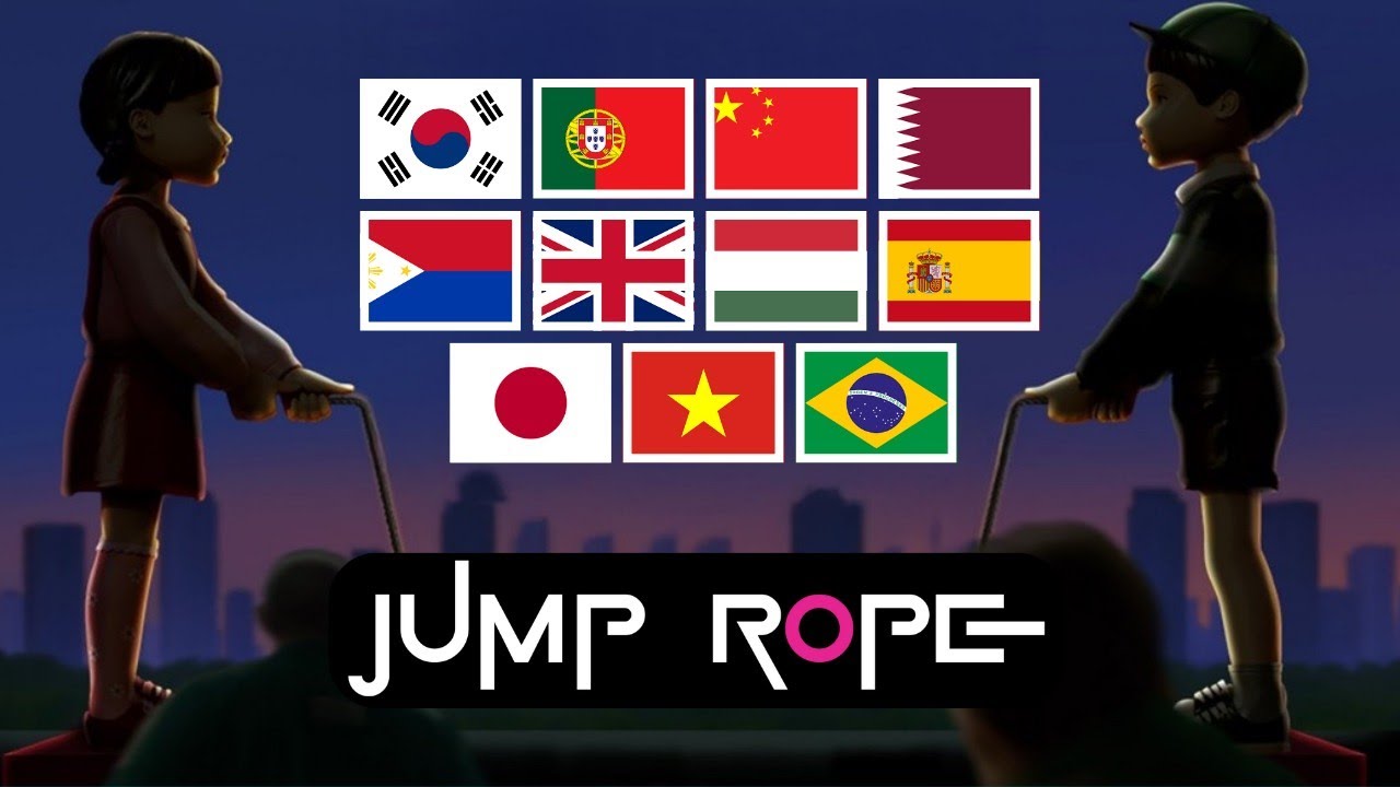 Who sings better? | Jump Rope Song in 25 different languages (Squid ...