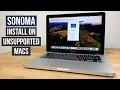 How to install macos sonoma on an unsupported mac