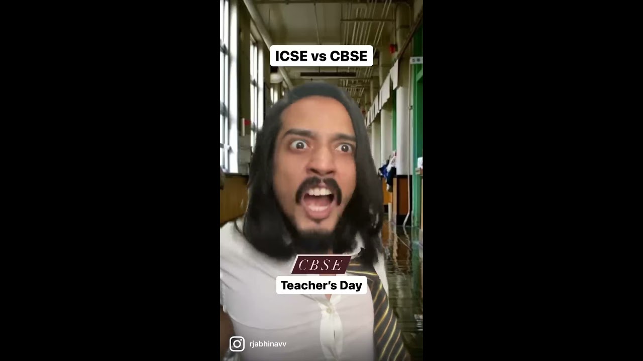 Cbse Vs Icse Teachers Day RJ Abhinav