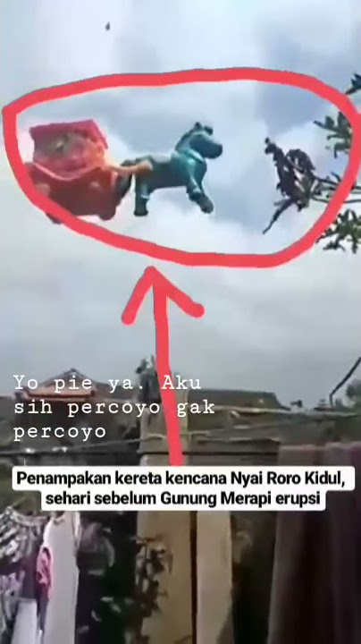 Detik deetik penampakan kereta kencana nyi roro kidul