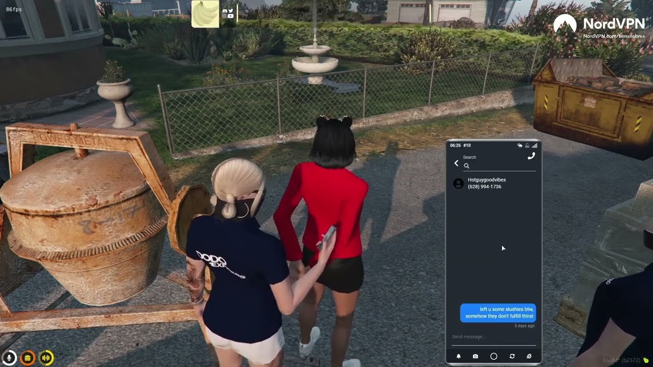 Claire sees Penny text msgs