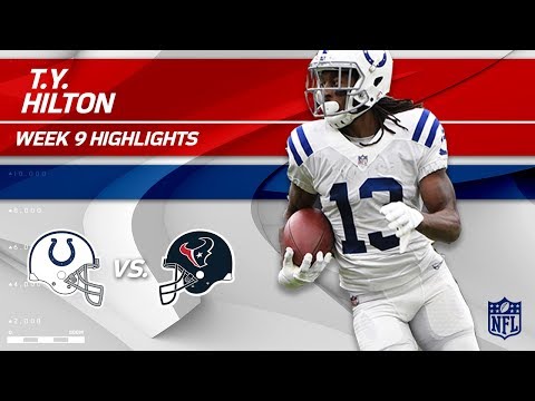 T.Y. HIlton's Amazing Game w/ 175 Yards & 2 TDs! | Colts vs. Texans | Wk 9 Player Highlights