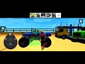 Mega ramp super race and super vehicle 🚜🚑 with super hero 
