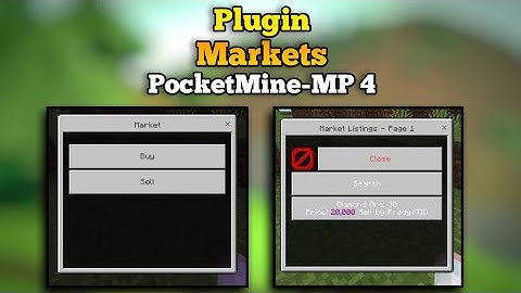 Plugin Markets | PocketMine-MP 4 | Free Download