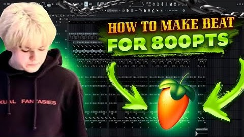 how to make 800pts goofy type beat