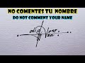 MODELOS DE FIRMAS/How to signature your name/COMO HACER TU FIRMA