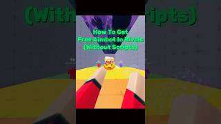 How To Get Aimbot In Rivals 😱 #roblox #rivals #robloxshorts