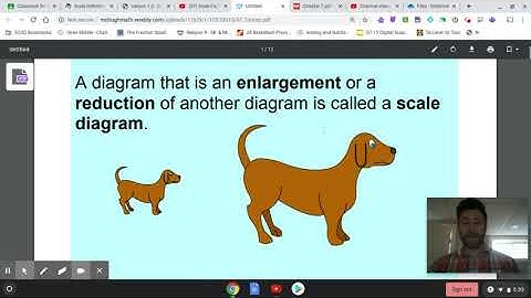 Lesson 7.1 - Scale Diagrams & Enlargements (Grade 9)