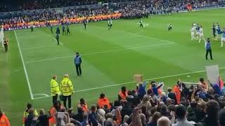 Marching On Together at full time vs Southampton