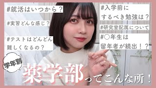 【薬学部】大学入学から、5年生になるまで!入学前にしておくべき勉強・就活・CBTについてお話するよ!【受験生&薬学生必見】