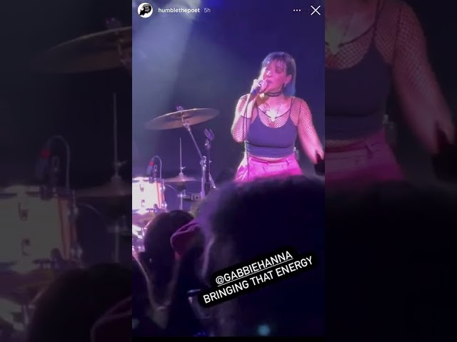 Gabbie Hanna - Hangups [Snippet] (Live @ Moroccan Lounge) class=